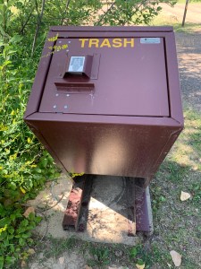 bear-proof garbage can